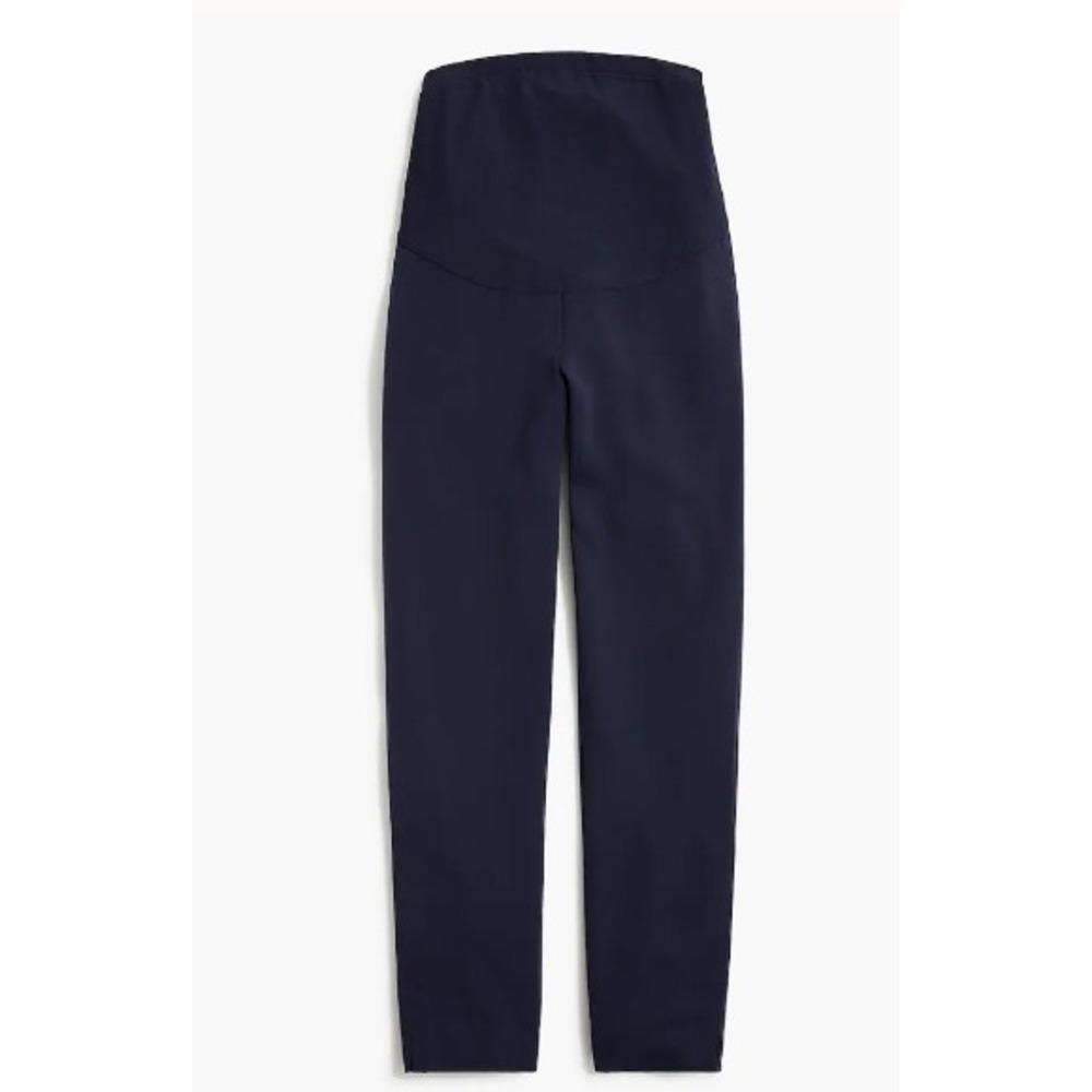 J.Crew Jamie Pant Navy 4 Womens Maternity Pull On Crepe Trousers NEW